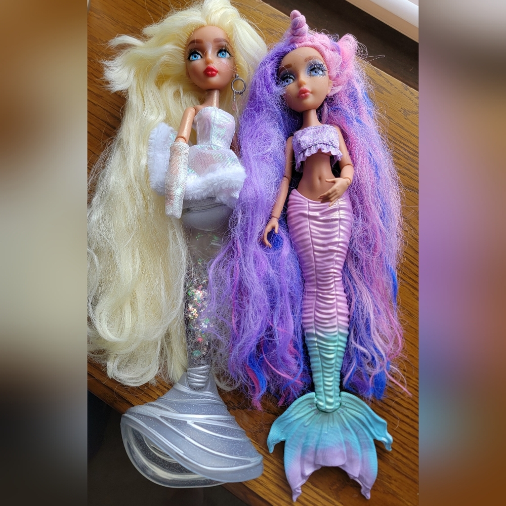 Discontiued Mermaze Kishiko and WinterWaves Gwen Mermaids